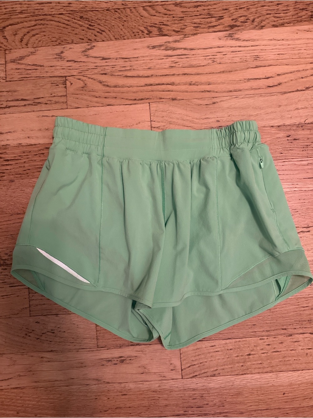 Lululemon Lime Green Hotty Hot Shorts- Lined-Women's Size 8